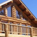 modular log homes maine